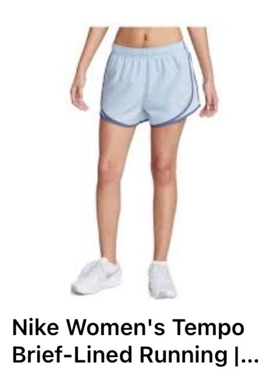 Nike Pants - Nike Women's Sky Blue Athletic Shorts